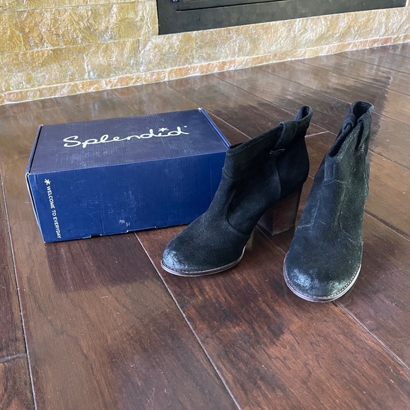 Splendid Shoes Splendid Suede Leather Lakota Ankle Booties 85